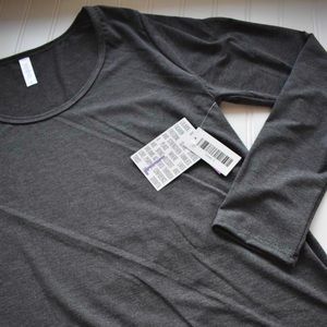 Lularoe Lynnae Gray Size Large NWT